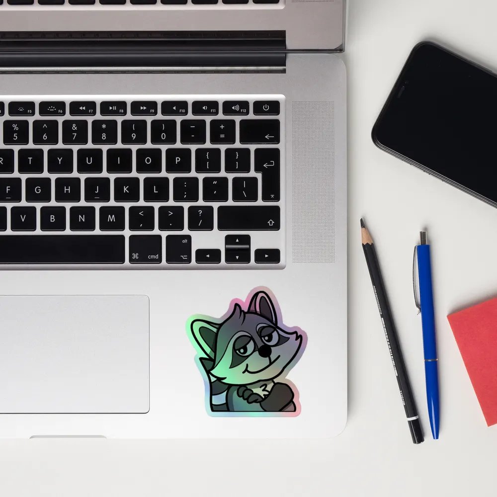 Smug Holo Sticker product image (10)