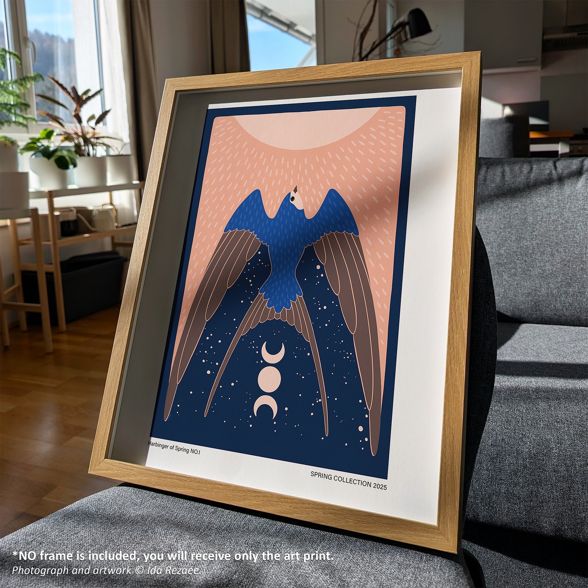 Abstract Swallow Art Print, Harbinger of Spring No.1 product image (3)