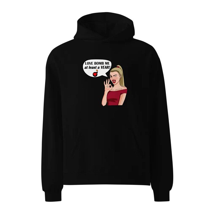 Love Bomb Me - premium, oversized hoodie product image (2)
