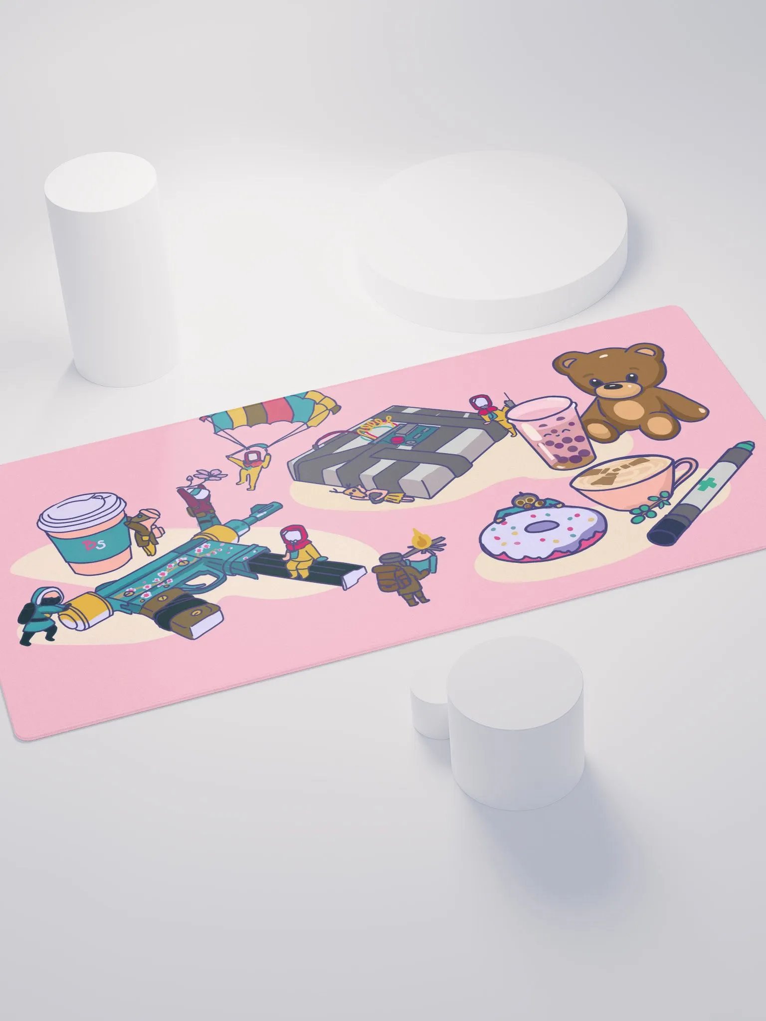 Rust Hazzy Chibi Mouse Pad - Pink product image (4)