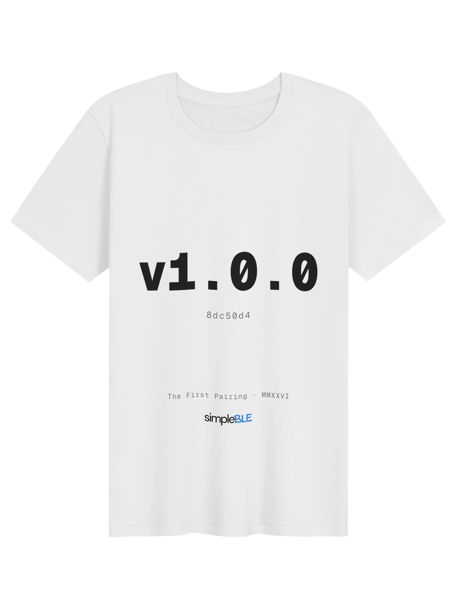 First Pairing Tee — v1.0.0 product image (1)