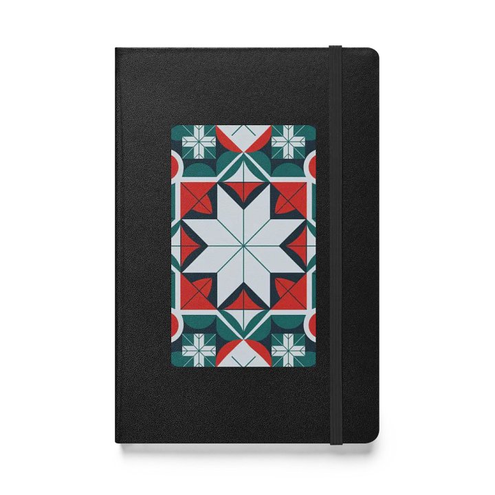 Kaleidoscope patterned Hardcover Notebook product image (1)