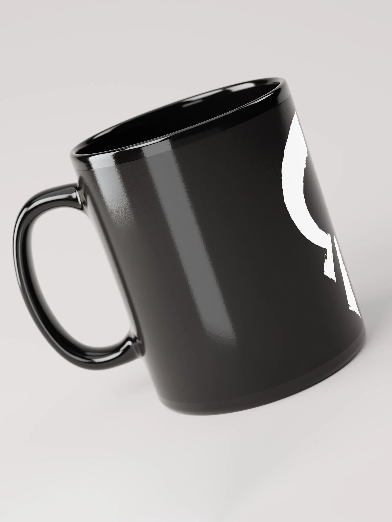 Black Glossy Mug - ROR White product image (3)