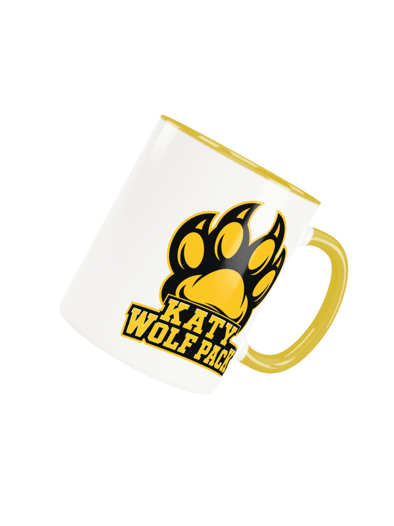 Katy Wolf Pack Yellow & Black KWP Paw Mug product image (14)
