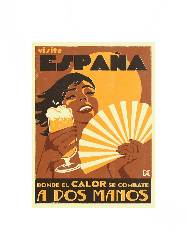 Visite España Vintage Travel Poster product image (2)