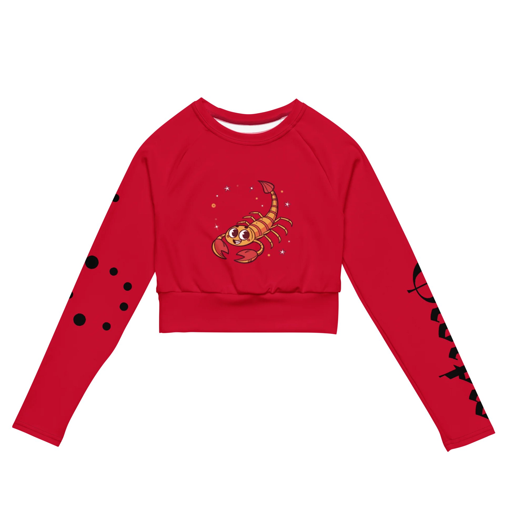 Red Scorpio Recycled Crop Top product image (2)
