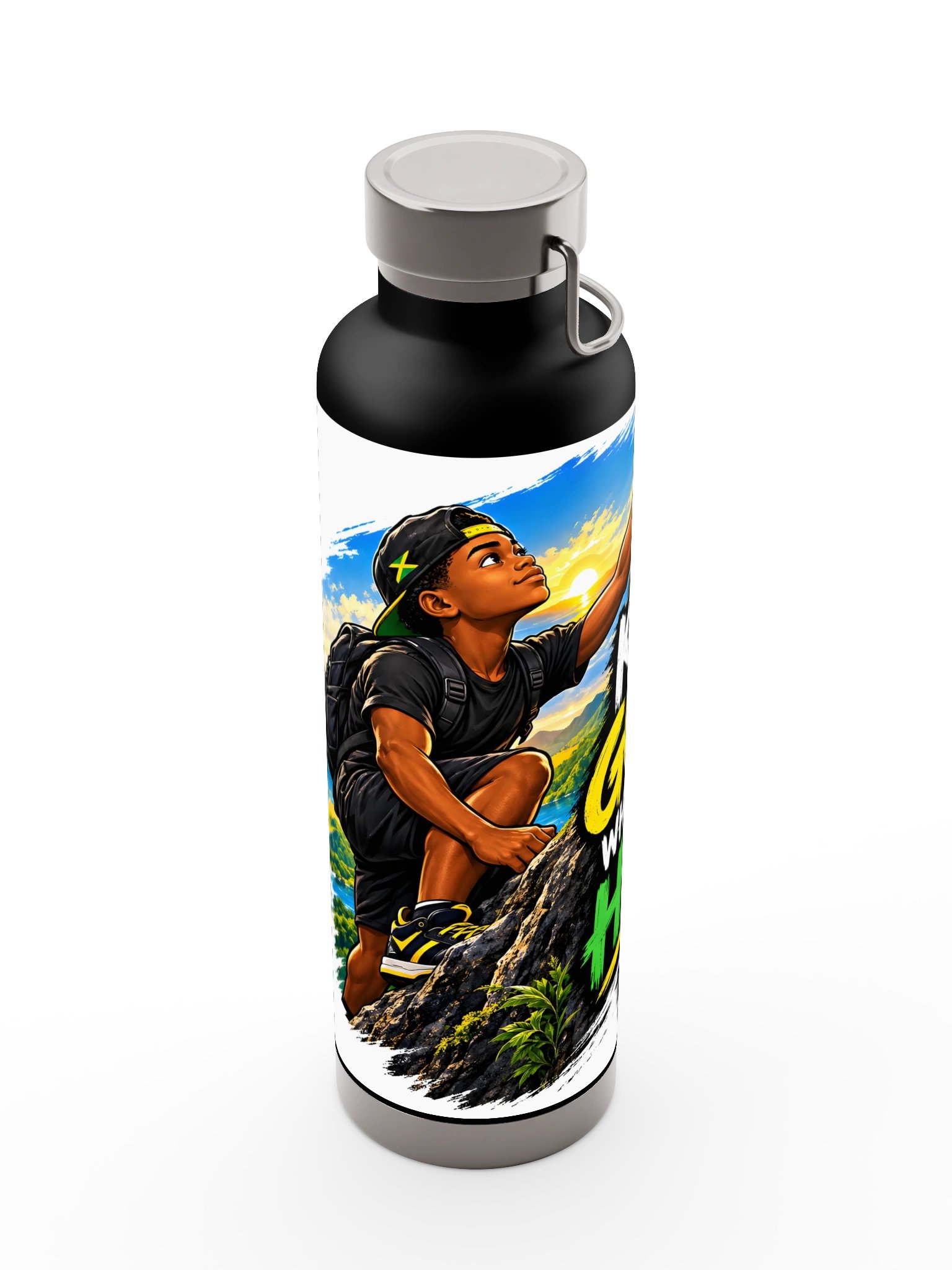 Keep Going Rock Climb Motivation Bottle product image (6)