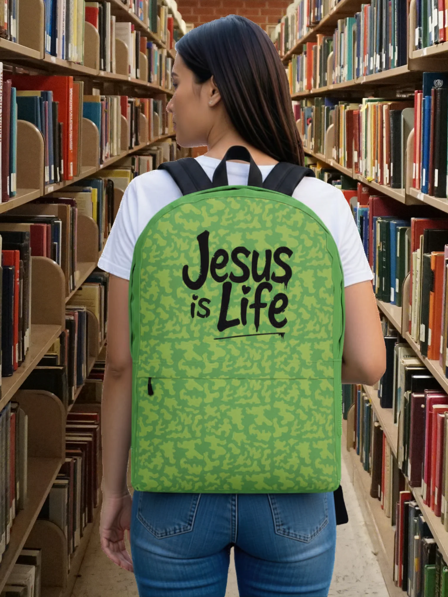 Jesus Is Life Backpack product image (1)