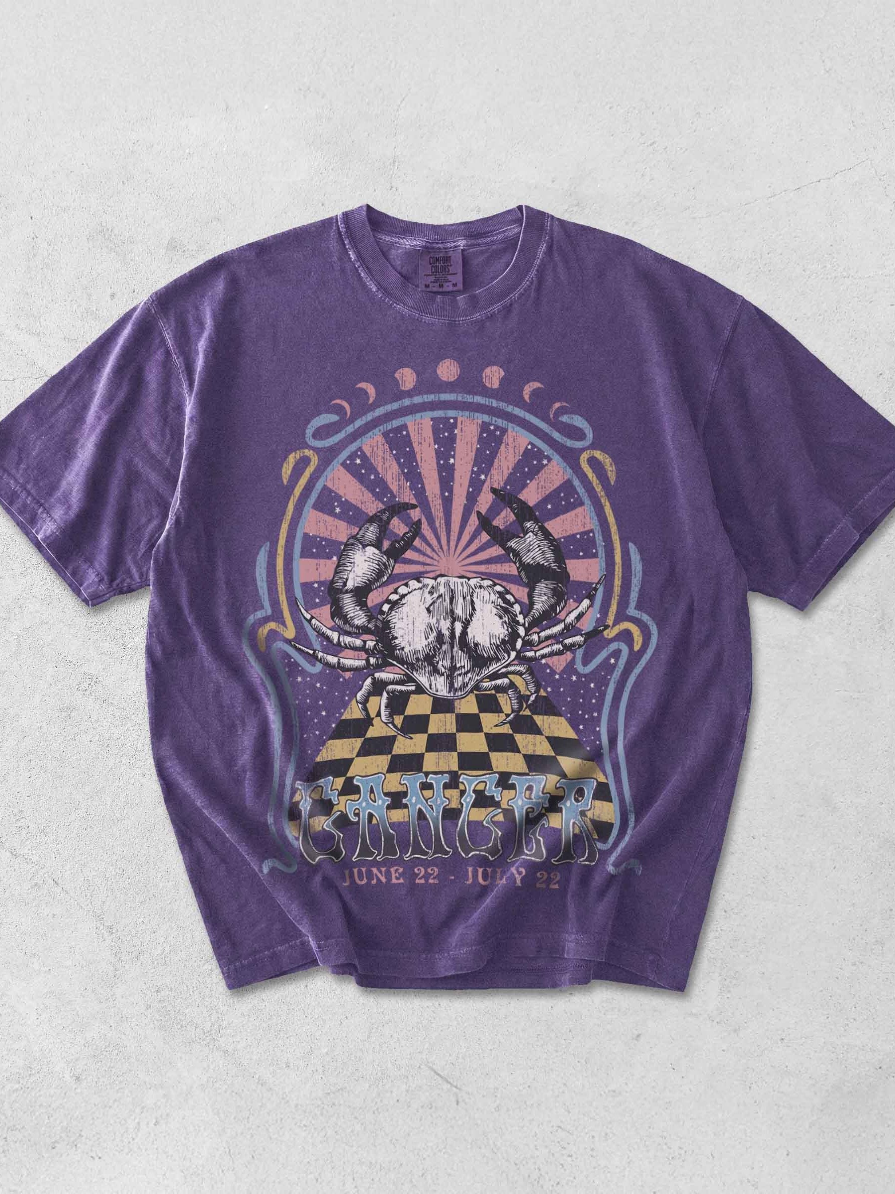 Cancer Zodiac Shirt – June 22 to July 22 Astrology Graphic Tee - Dark Academia product image (1)