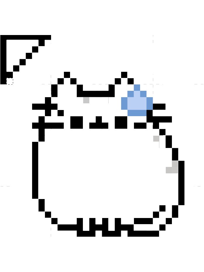 White Pusheen Cursor product image (2)