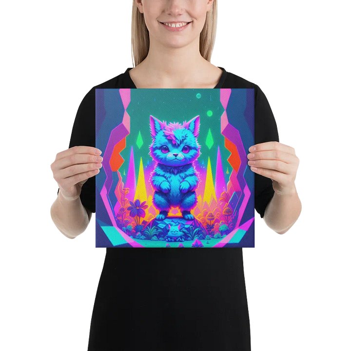 Cute Cat Digital Painting - v9 product image (2)
