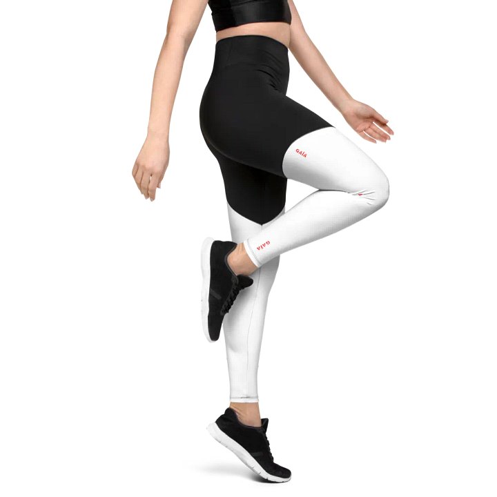 Crimson Rush All-Over Print Leggings GAÏA product image (1)