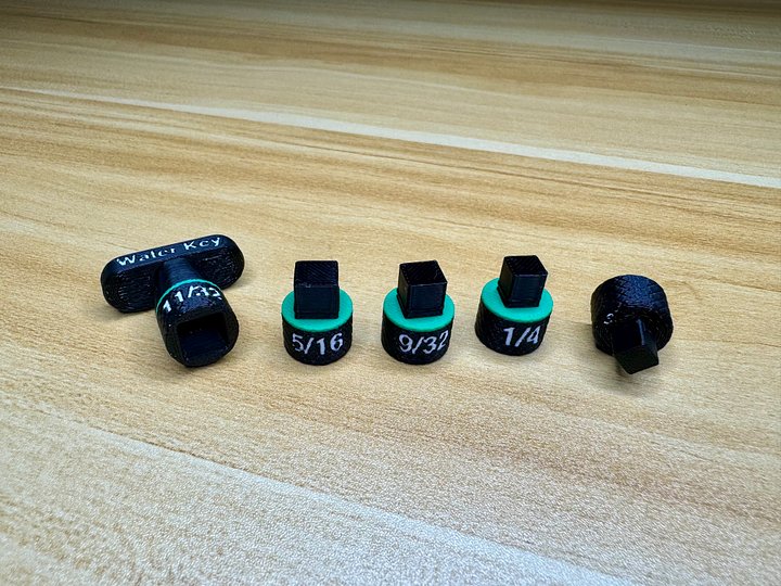 MicroTUP Water Key – Compact 4-Way Sillcock Key (EDC Emergency Tool) product image (2)