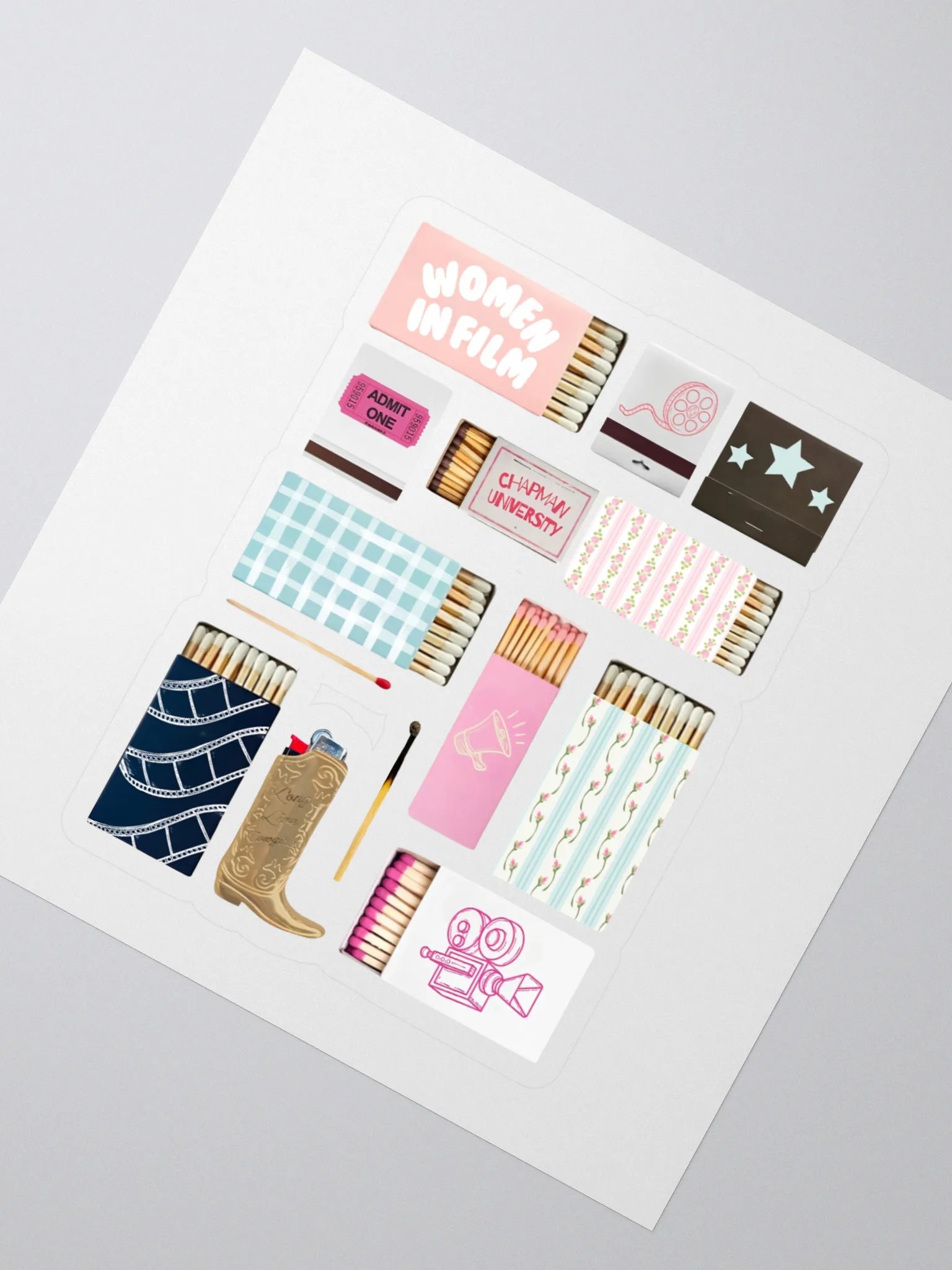 Wif Matchbook Sticker Set product image (2)