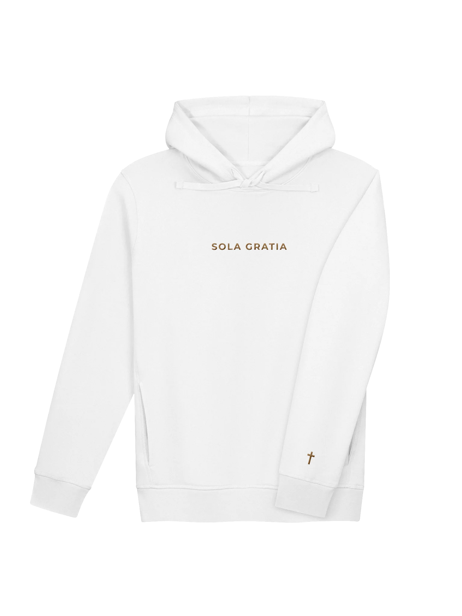 SOLA GRATIA ORGANIC-BLEND SIDE-POCKET HOODIE product image (3)
