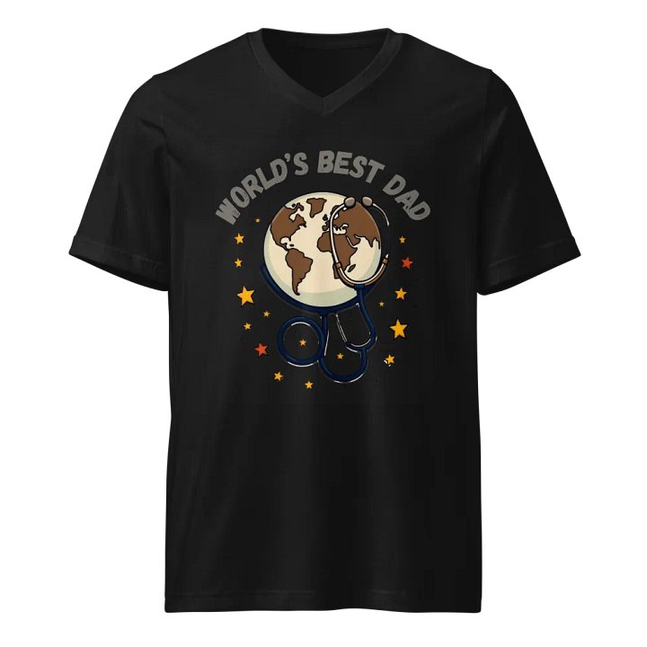 Globetrotting Dad V-Neck Tee product image (1)