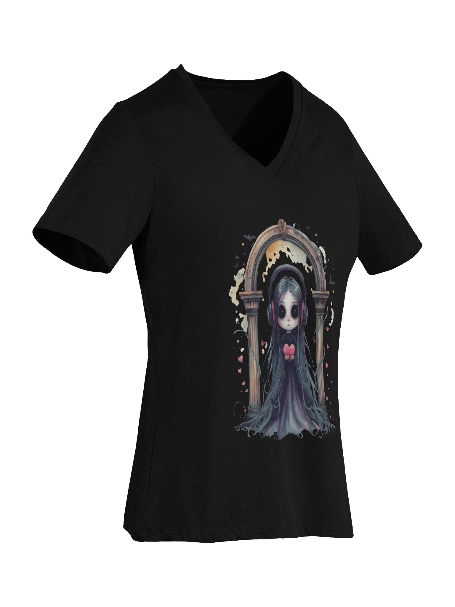 Whimsical Beats V-Neck Tee product image (7)