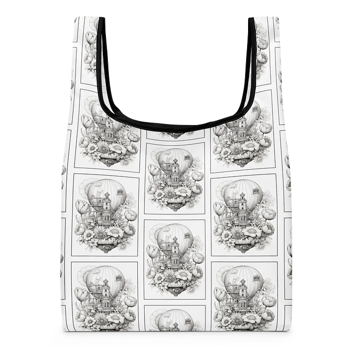 Sky Homes Vintage Fantasy Floral Hot Air Balloons Bag product image (1)