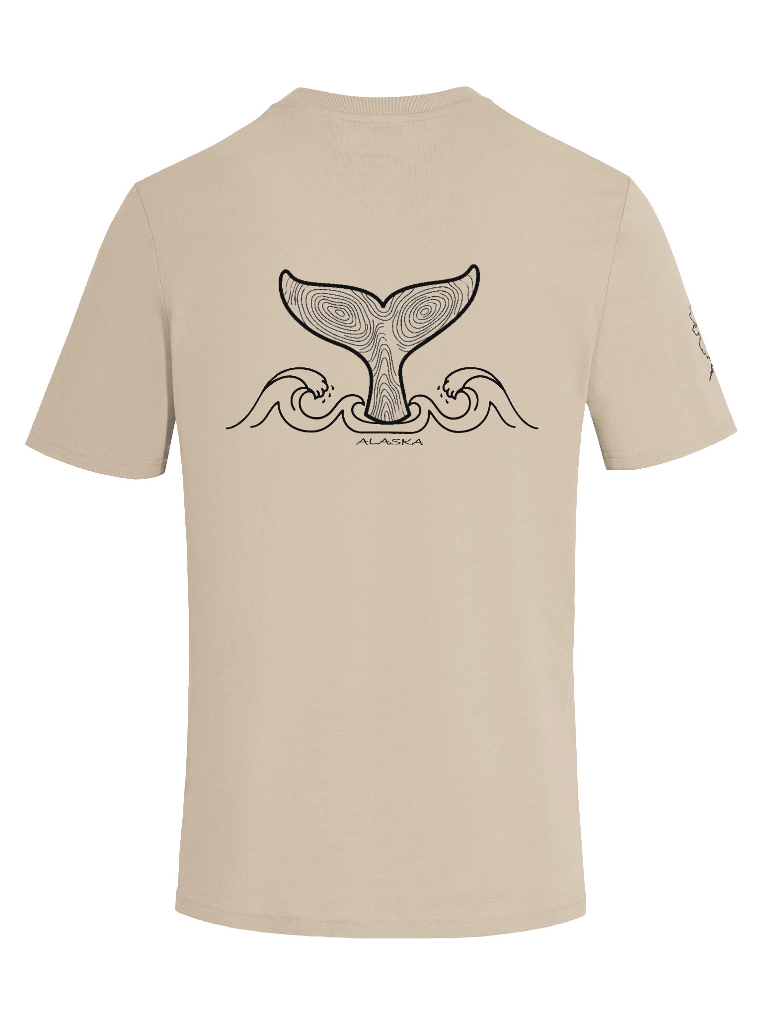 DELUXE "WHALE TAIL" ORGANIC COTTON TEE product image (27)
