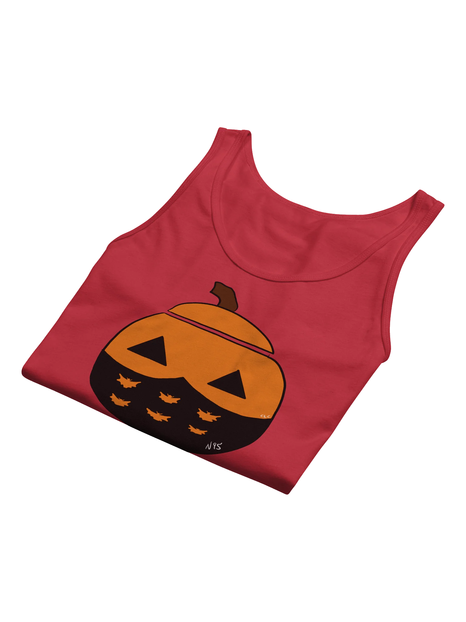 Mask-O-Lantern tank (black mask) product image (8)