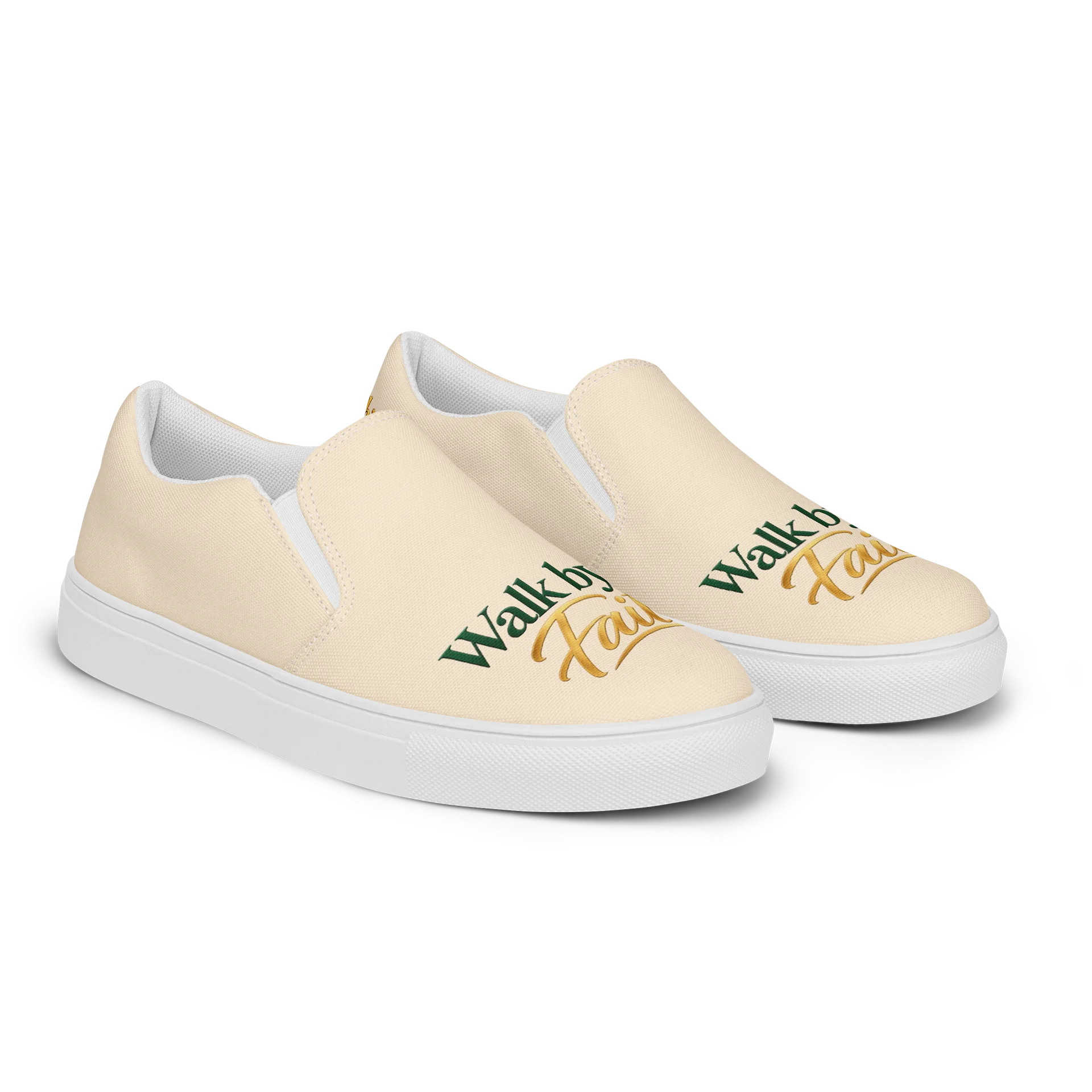 Women’s Walk by Faith 2 Corinthians 5:7 Slip-On Canvas Shoes product image (2)