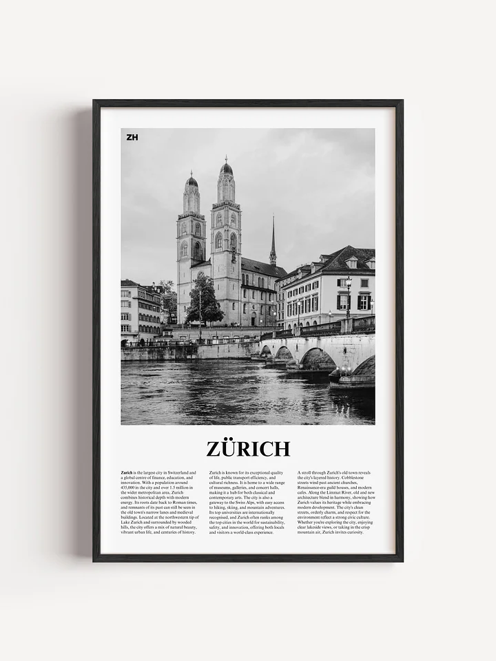 Zurich 04 Newspaper Poster product image (1)