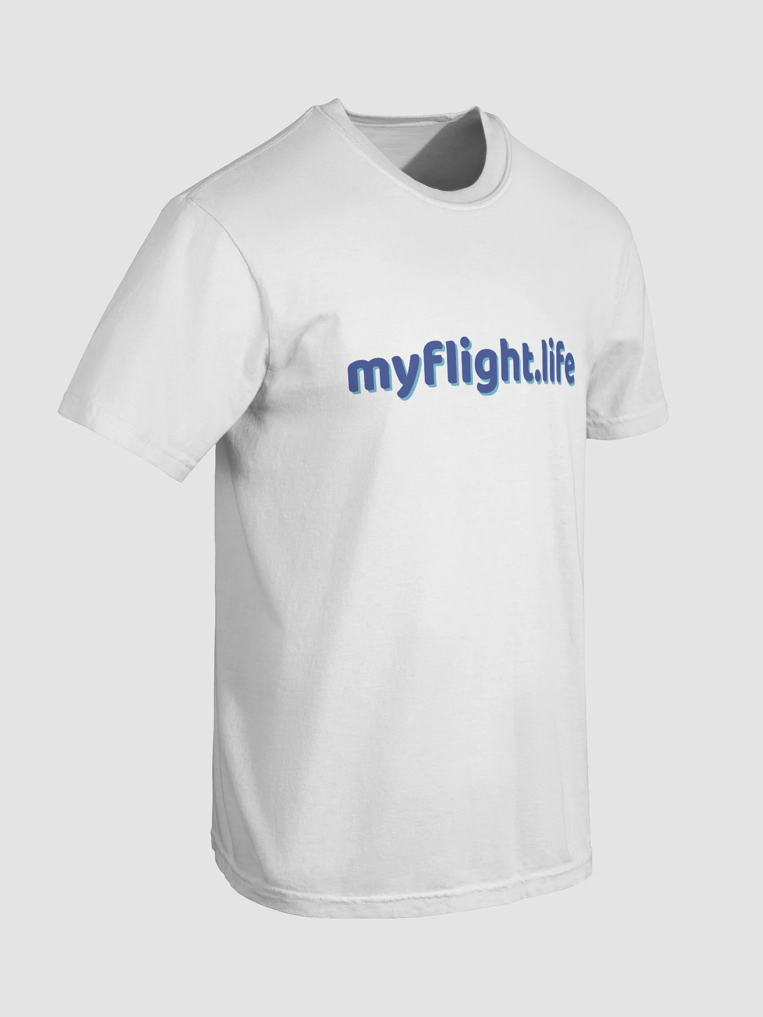 MYFLIGHT.LIFE LOGO LIGHT | T-Shirt For Route Trackers product image (7)