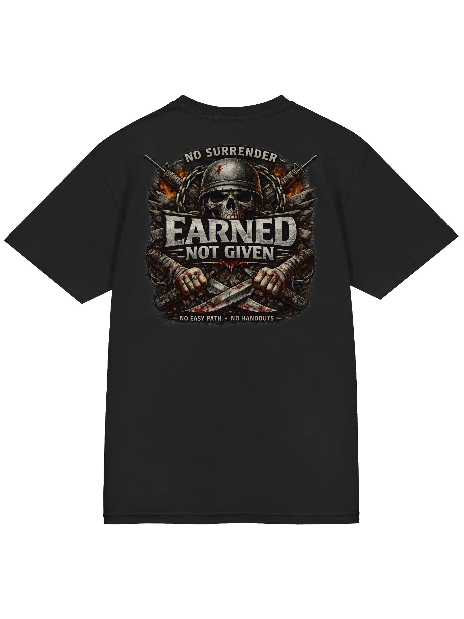 Earned not given tee product image (4)