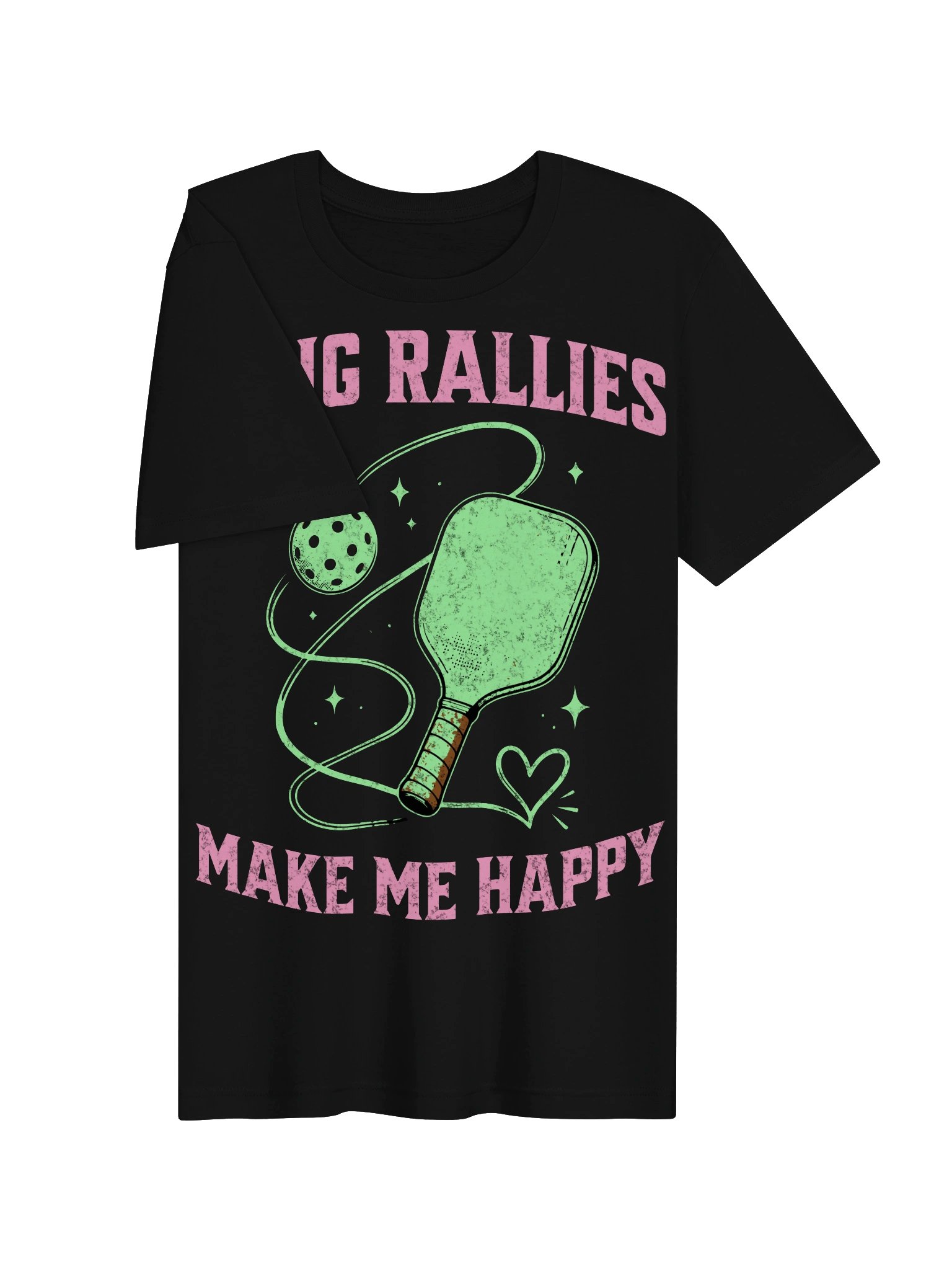 Long Rallies Make Me Happy Shirt – Pickleball Gift for Women product image (3)