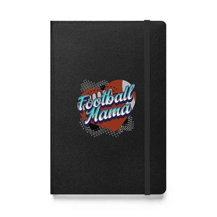 Mama Heart Football Hardcover Notebook product image (1)