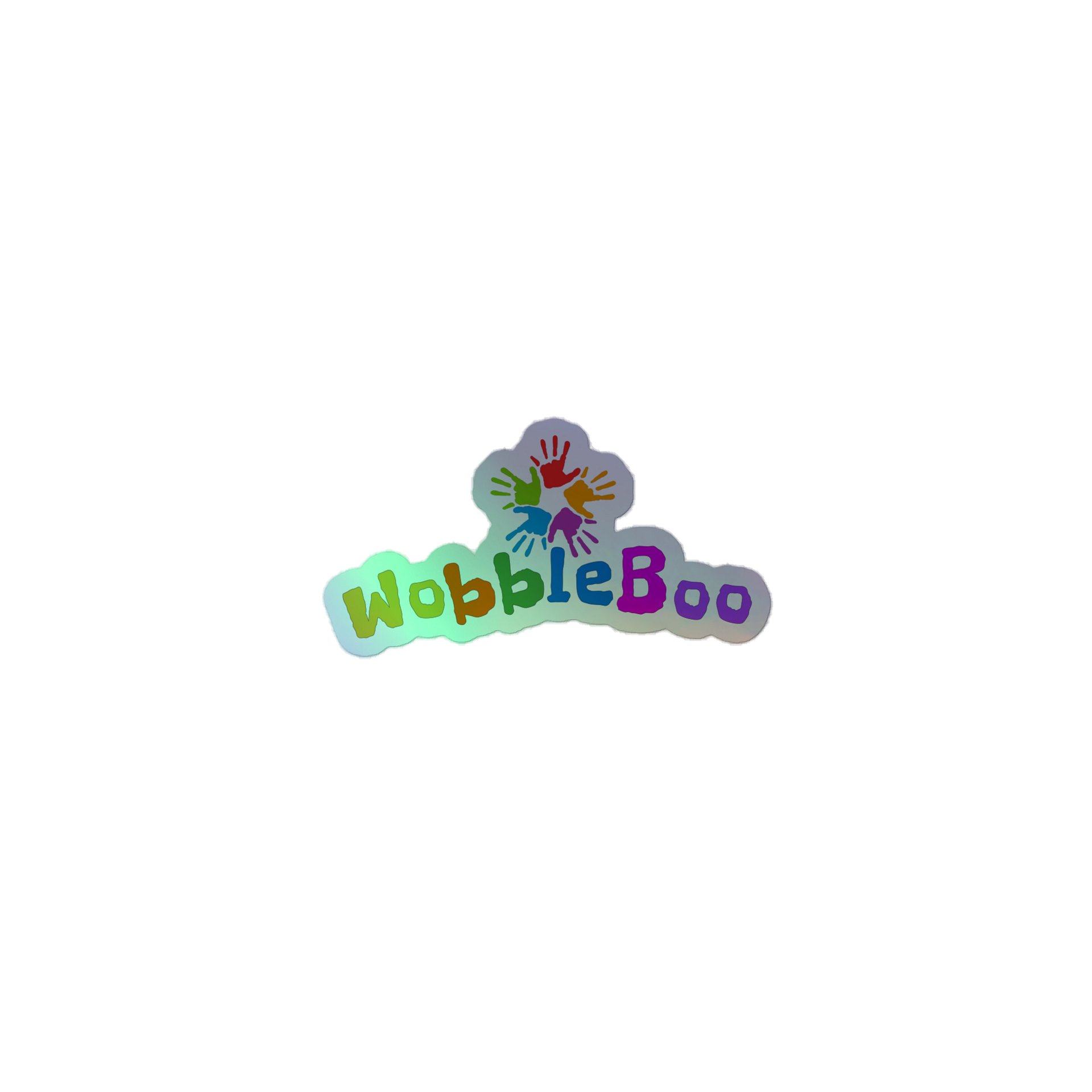 WobbleBoo Holographic Handprint Sticker Sheet product image (2)