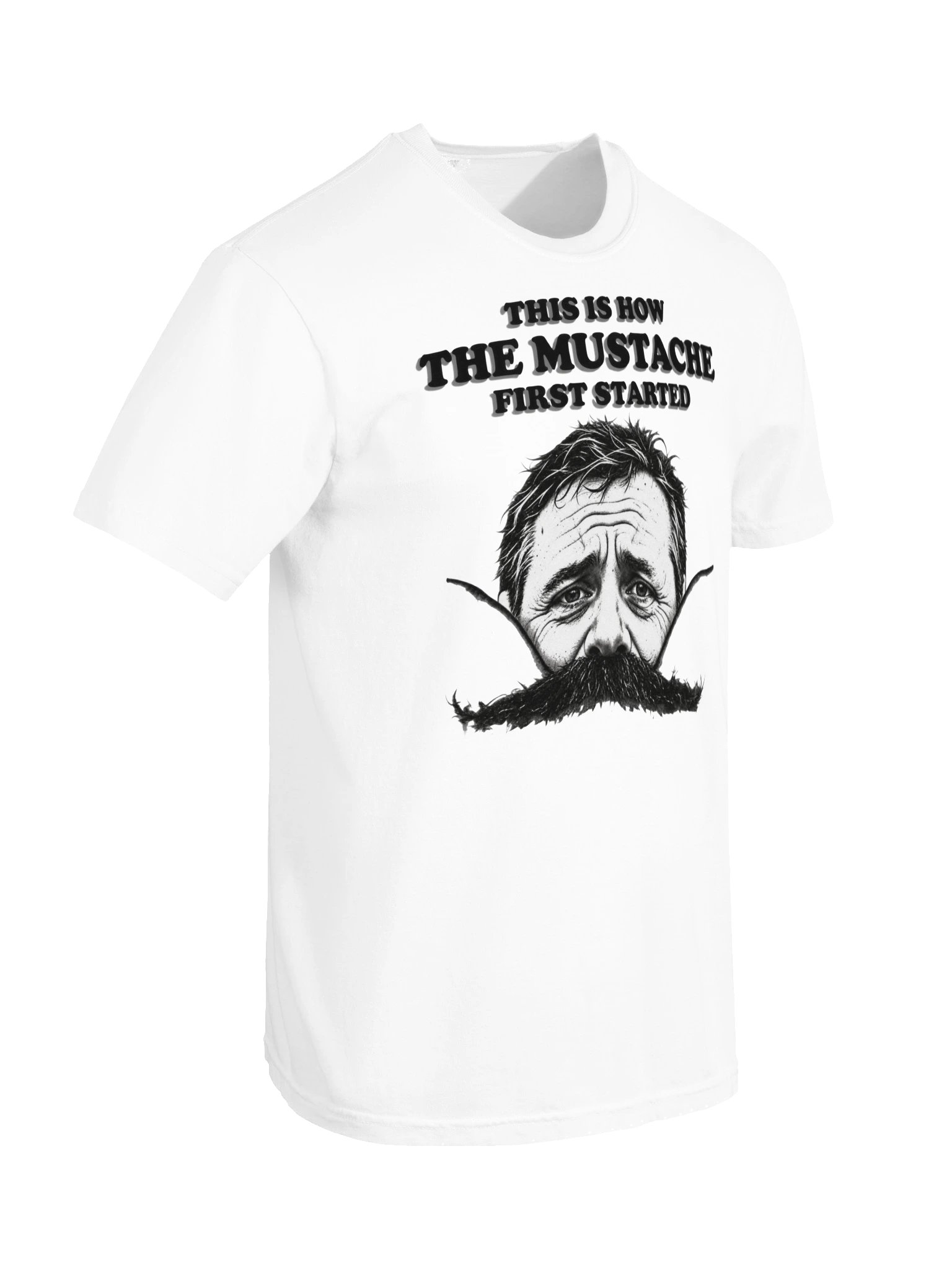 This Is How the Mustache First Started – Comfort Colors T-Shirt product image (10)