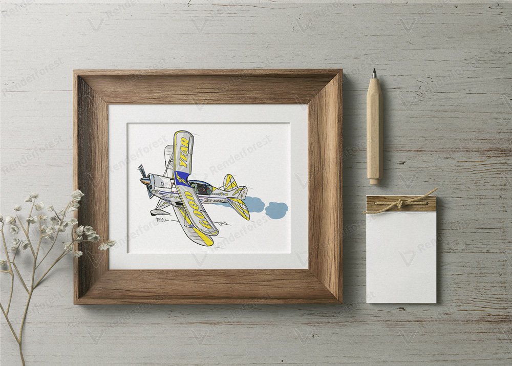 Pitts Special Printable Aviation Wall Art Ideal Pilot Gift product image (4)