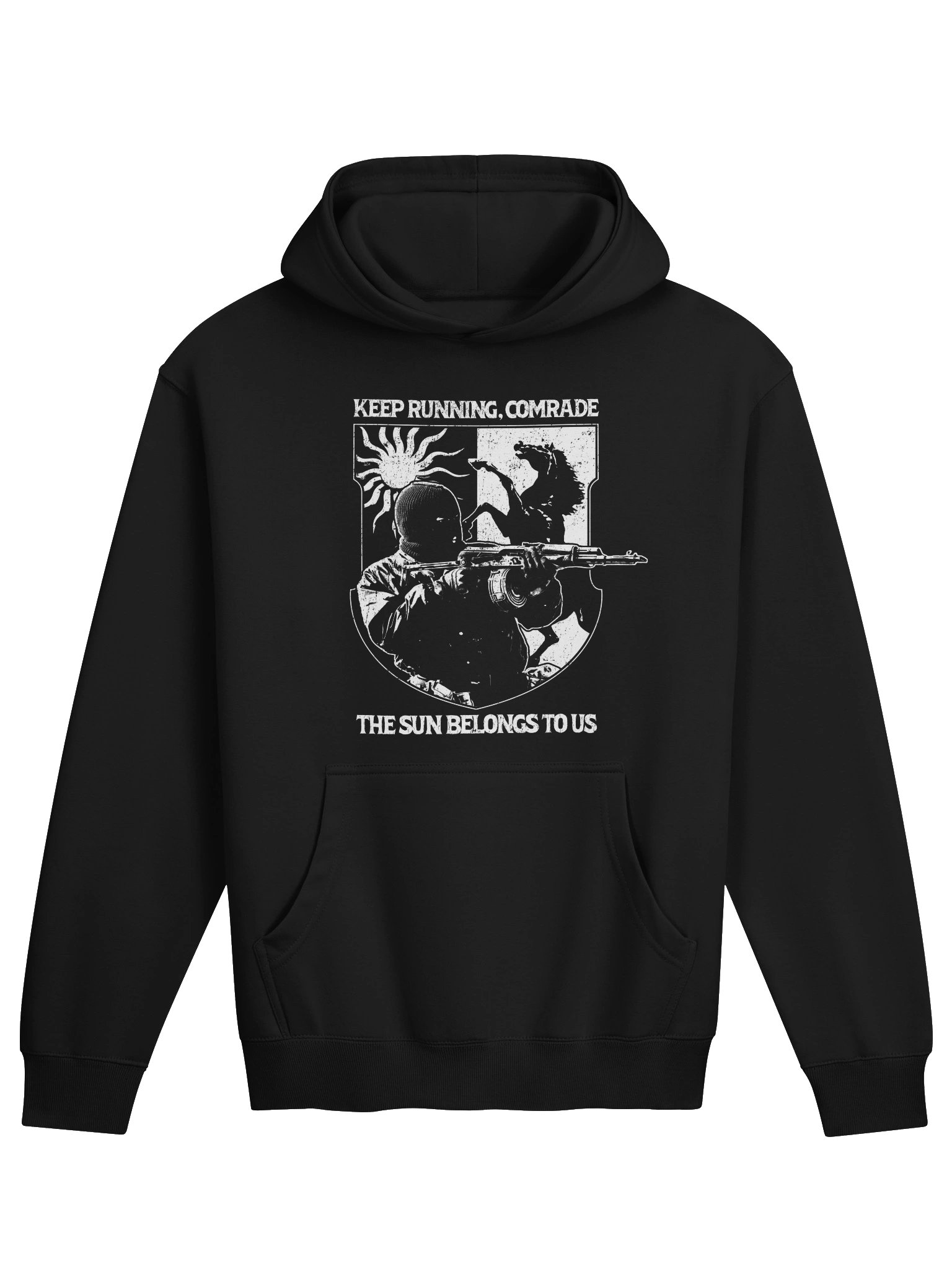 KEEP RUNNING HOODIE BACKPRINT product image (1)