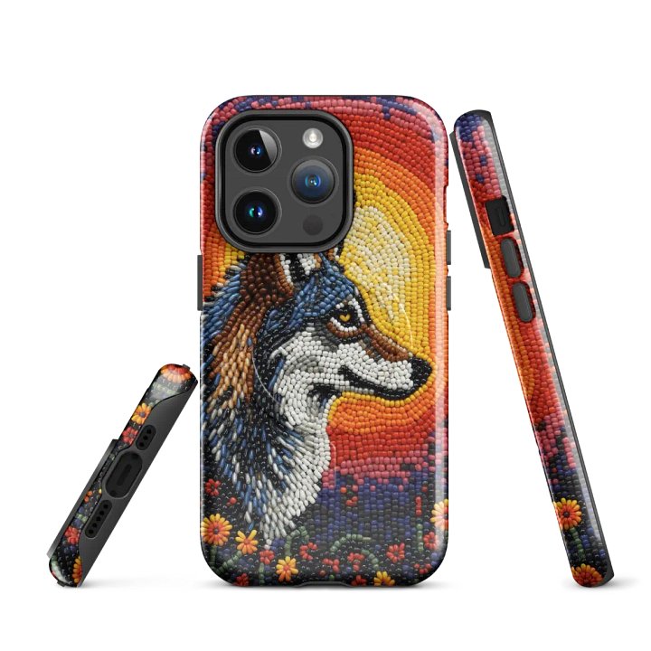 Sunset Wolf Faux-Beaded iPhone® Tough Case product image (3)