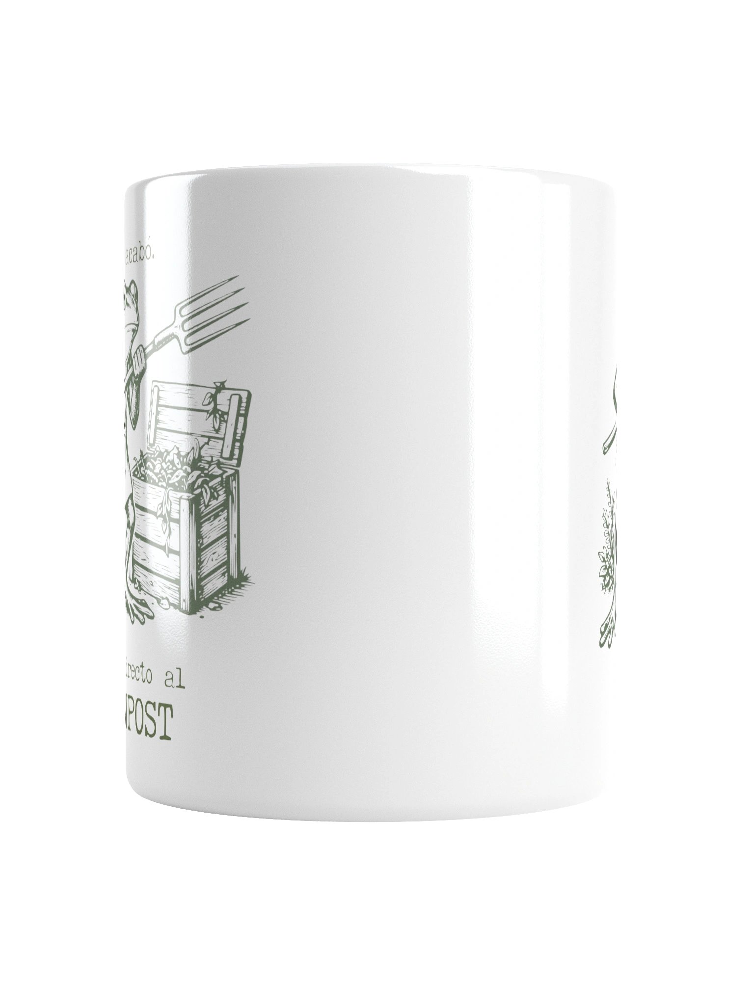 Taza Se Acabó Vas Directo al Compost | Taza Divertida de Jardinería | Regalo Original para Amantes del Huerto product image (2)