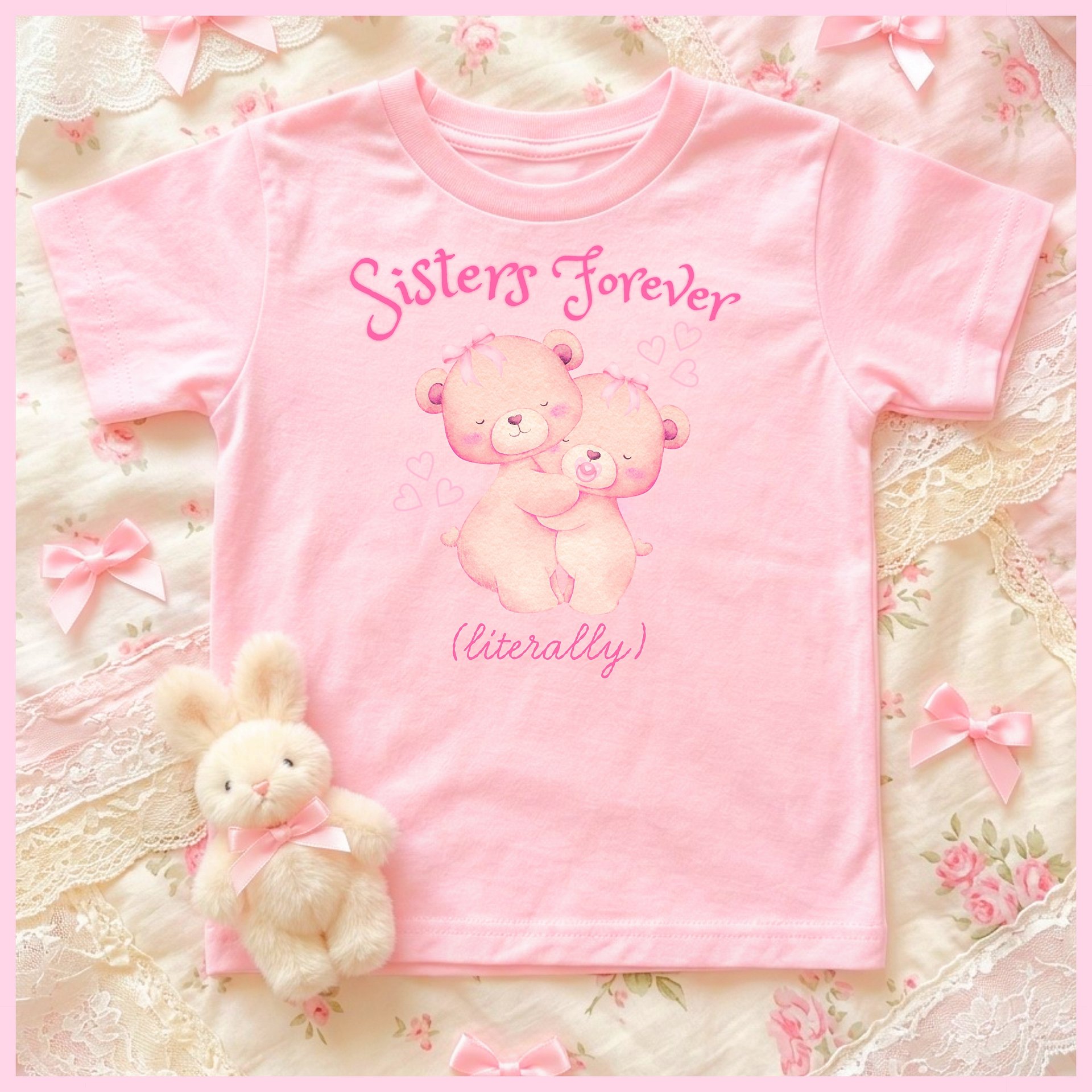 Sisters Forever🩷Super Soft🪽T-shirt🩷 product image (1)