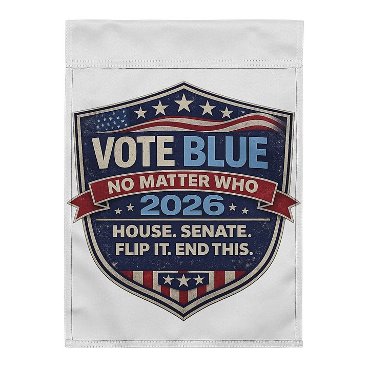 Vote Blue 2026 Garden Flag product image (2)