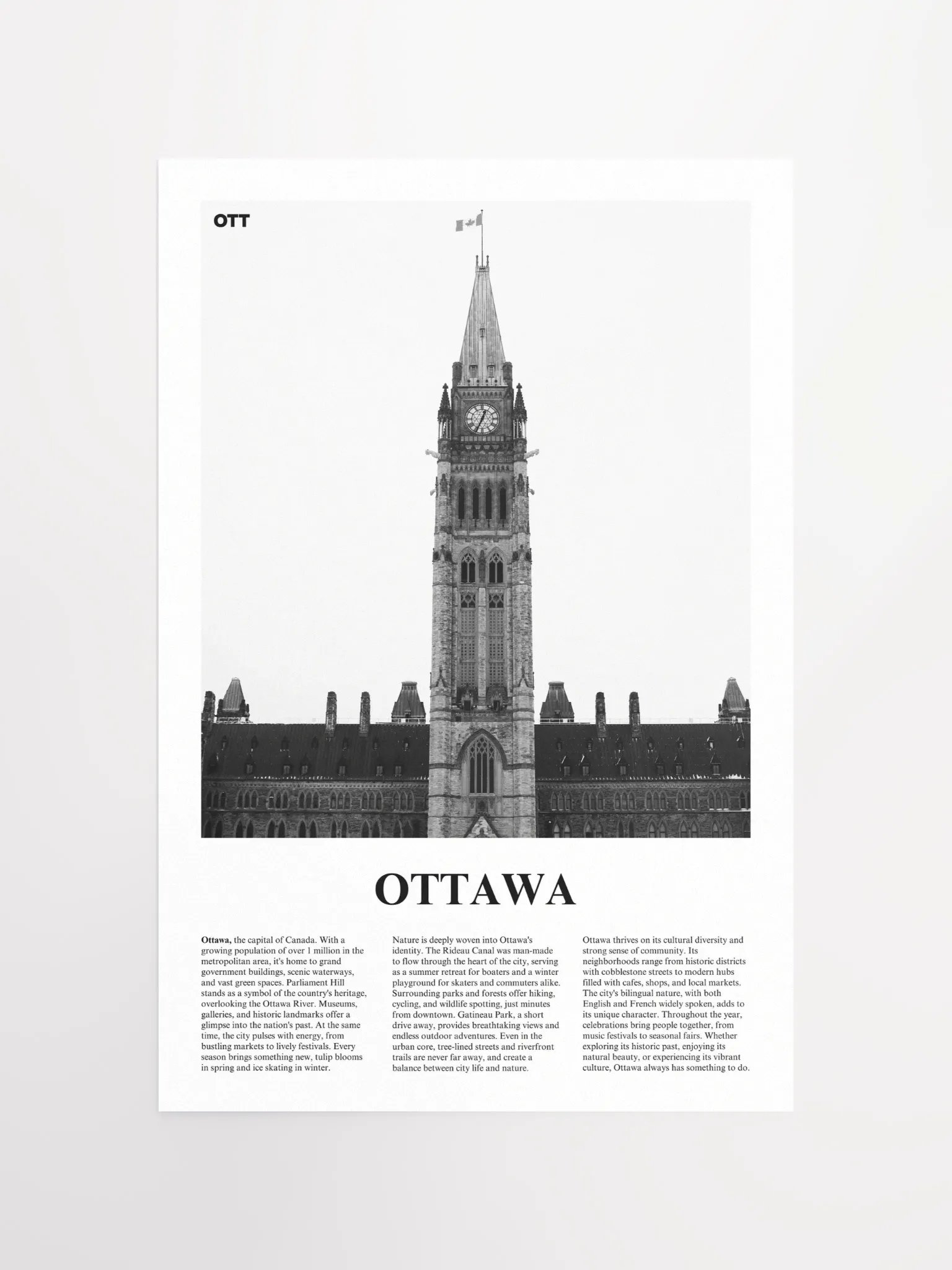 Ottawa 01 Newspaper Poster product image (5)