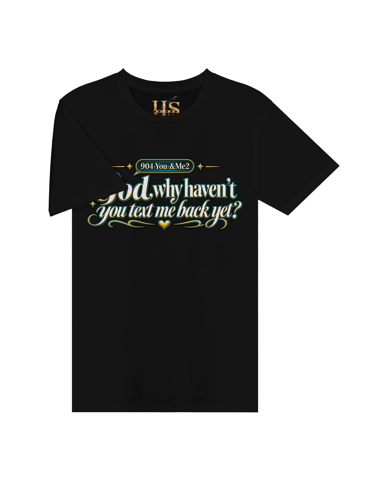 904 You & Me 2 — Through Jesus White & Teal Faith-Based T-Shirt product image (3)