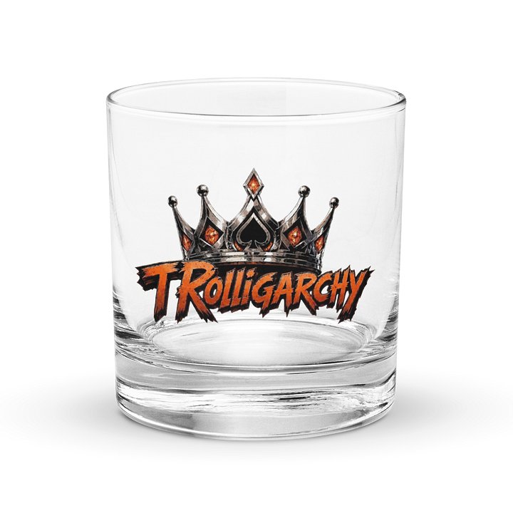 TRolligarchy CRown Rocks Glass product image (1)