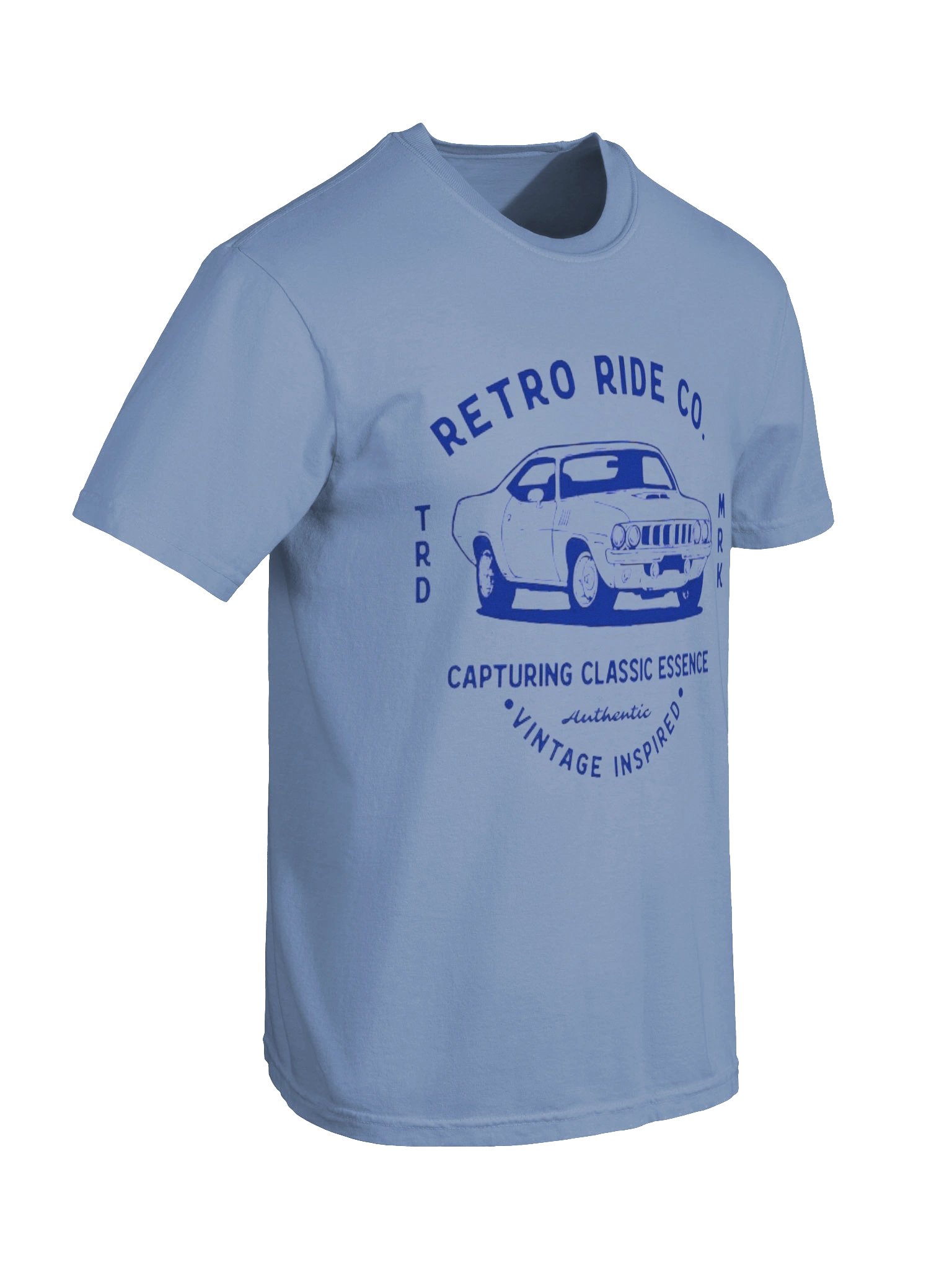 Blue Retro Ride Tee product image (14)