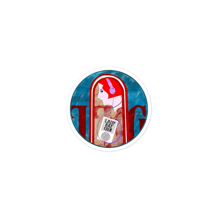 Lady Rae Gun Nouveau Sticker product image (2)