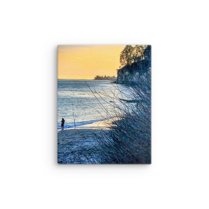 Fishing at Dusk Thin Canvas Art product image (5)