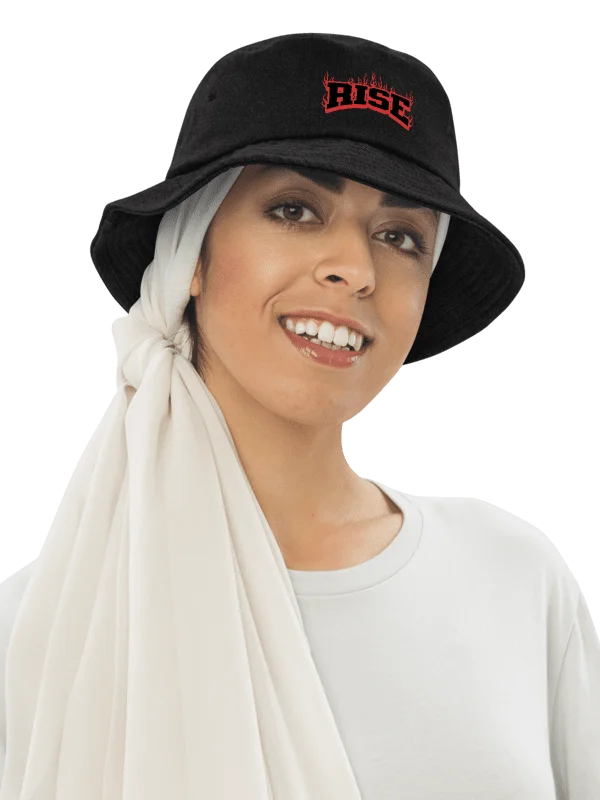 Flame Rise Denim Bucket Hat product image (13)