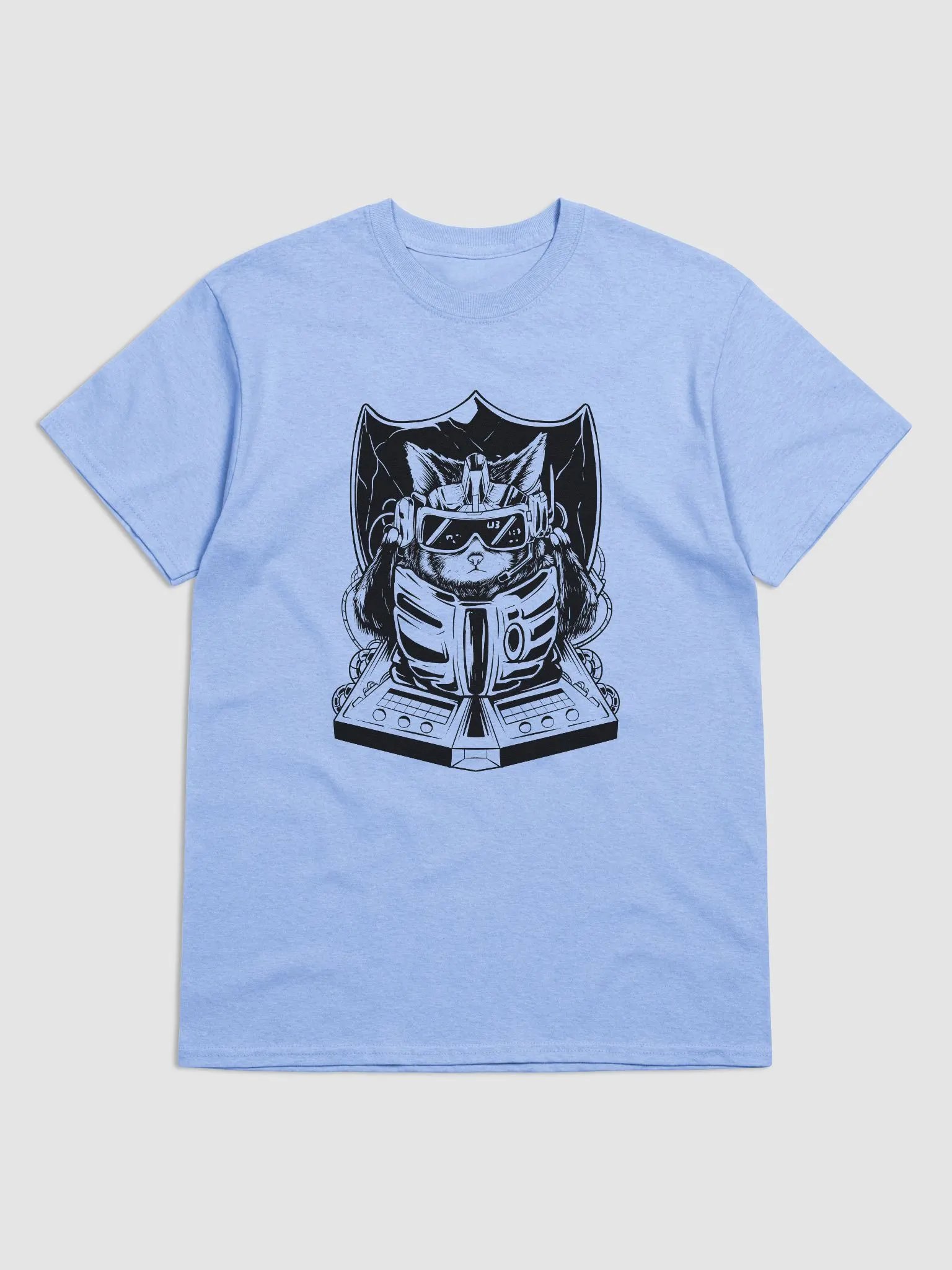 Techno Cat || Gildan Heavyweight T-Shirt product image (1)
