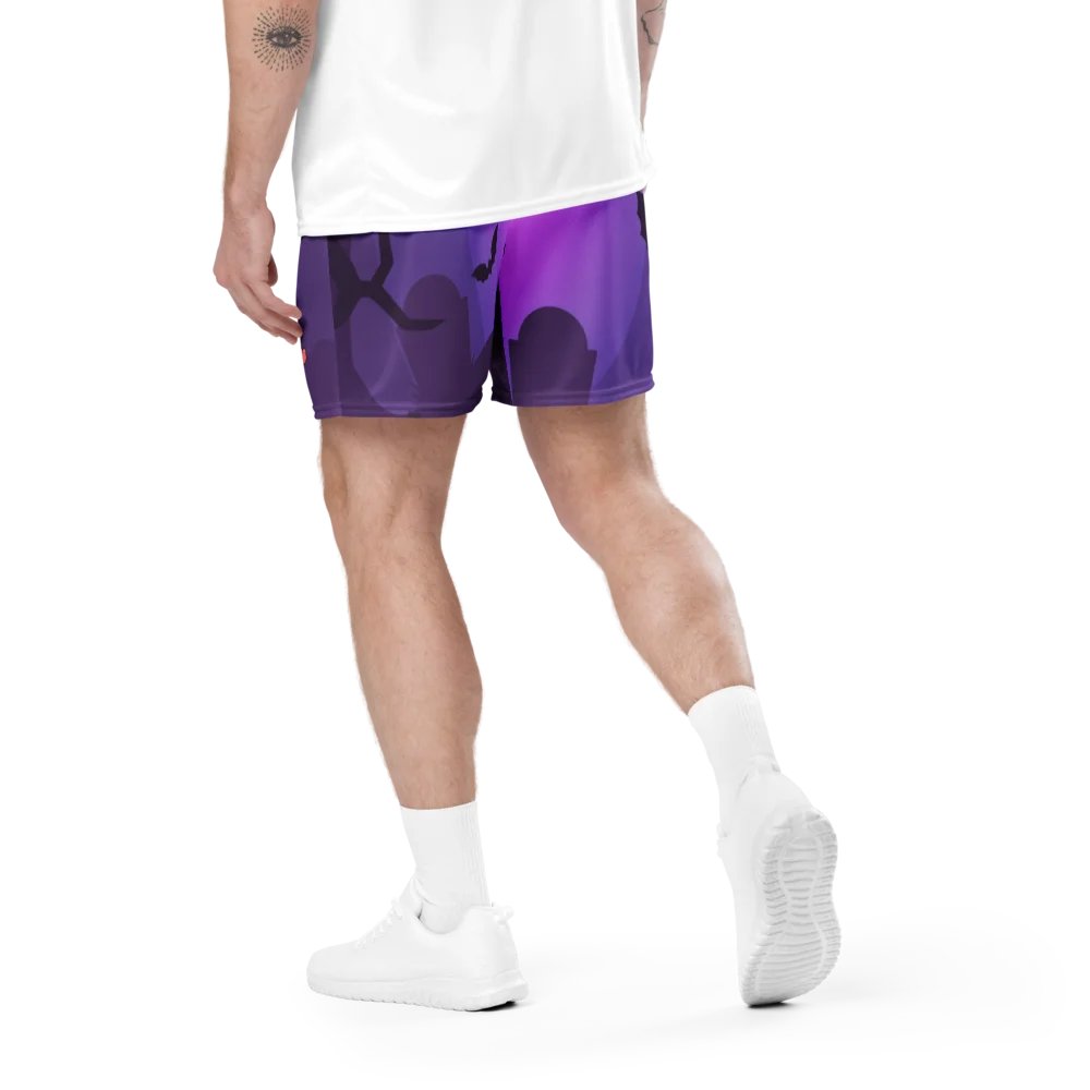All-Over Print Recycled Unisex Mesh Shorts product image (4)
