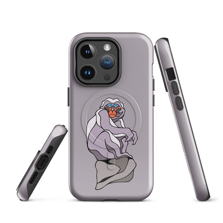Haughty Macaque MagSafe® Tough iPhone Case product image (2)