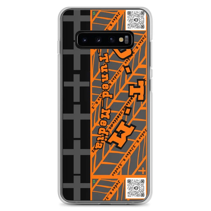 Geometric Fusion Orange Samsung® Case product image (2)