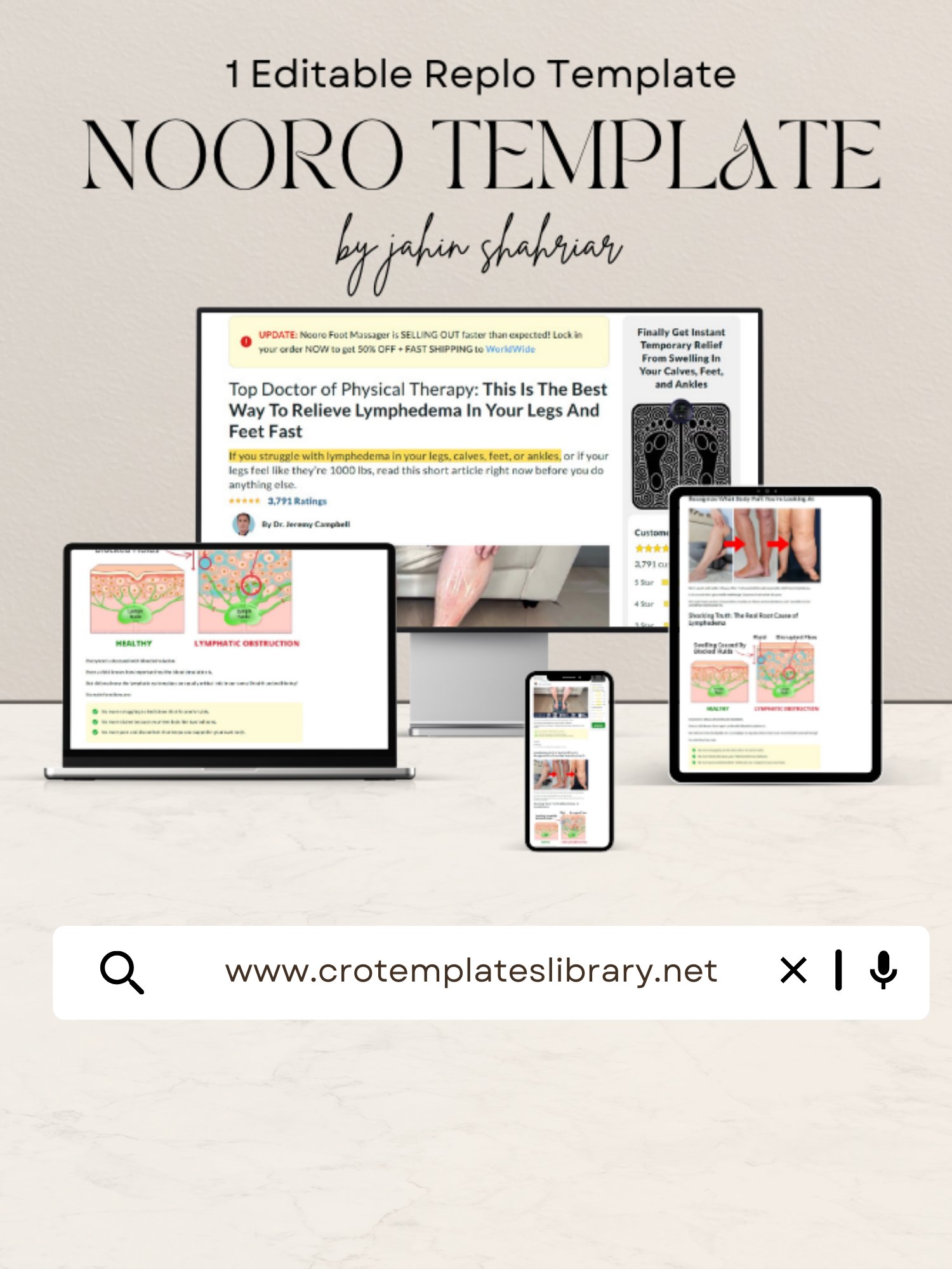 Nooro Replo Advertorial Template product image (1)